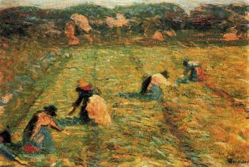 翁貝托 波丘尼 Farmers at work (Risaiole) 翁貝托 波丘尼 Farmers at work (Risaiole)